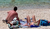 rovinj beach