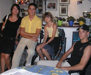 My wife and sons