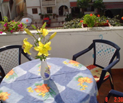 Rovinj apartment terrace