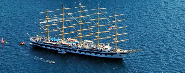 Luxury ships arriving in Rovinj