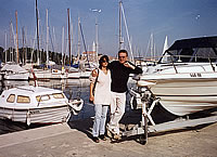 Dragana und Bosko with yacht luxury in Rovinj Croatia
