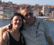 Bosko and Dragana Kovacevic in Rovinj